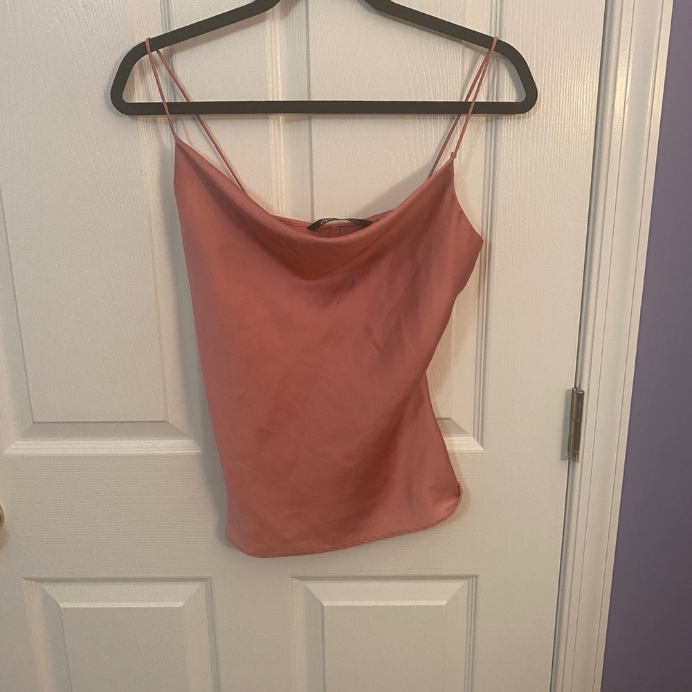 Zara Cowl Tank Top - Picture 2 of 3